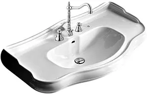 Раковина Kerasan Retro 100 белый 105001*3 Раковина Kerasan Retro 100 белый 105001*3, 1