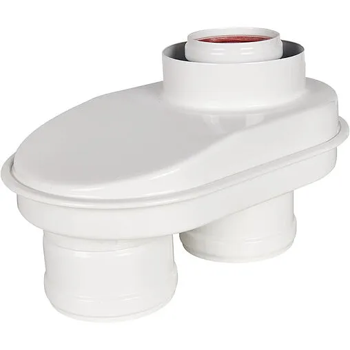 Адаптер разделительный Ø 60/100 x 80/80мм (алюм.) Rommer RCA-8080-240002