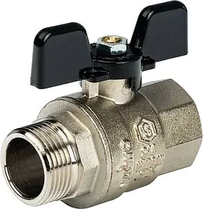 Кран шаровый ¾"в x ¾"н Stout SVB-0004-000020 Кран шаровый ¾"в x ¾"н Stout SVB-0004-000020, 1