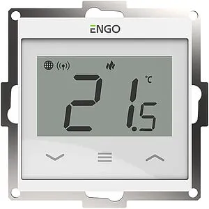 Проводной комнатный терморегулятор Wi-Fi ENGO белый E55-W, 1