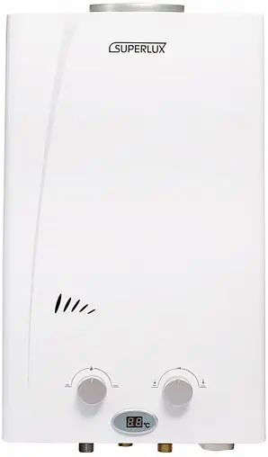 Водонагреватель проточный газовый Superlux 10L CF NG New 3632386
