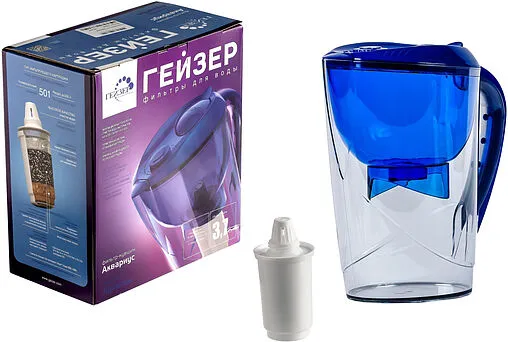 Фильтр-кувшин Гейзер Аквариус 62025 синий
