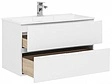 Тумба-умывальник подвесная Aquanet Алвита 90 белый 00235340+00187182