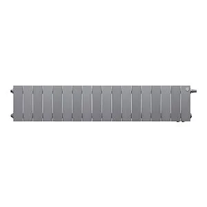 Радиатор биметаллический 18 секций нижнее правое подключение Royal Thermo PianoForte 200 VDR80 Silver Satin RTPSSVDR8020018 Радиатор биметаллический 18 секций нижнее правое подключение Royal Thermo PianoForte 200 VDR80 Silver Satin RTPSSVDR8020018, 2