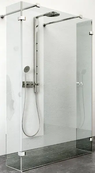 Душевое ограждение 1000мм прозрачное стекло Roltechnik Walk WALK A/1000 934-1000000-00-02, 1