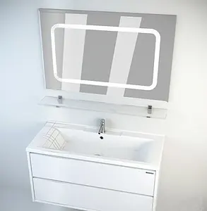 Полка Aquaton Турин серебро 1A121903TU780 Полка Aquaton Турин серебро 1A121903TU780, 2