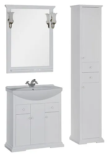 Шкаф-пенал напольный Aquanet Лагуна 40 R белый 00175307 Шкаф-пенал напольный Aquanet Лагуна 40 R белый 00175307