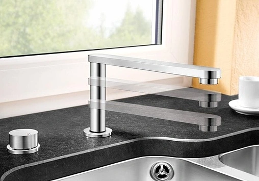 Смеситель для кухни для установки перед окном Blanco Eloscope-F-II хром 516672