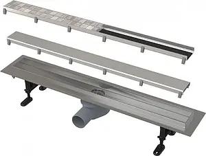 Лоток душевой Set 950мм h=96мм 0.83л/сек AlcaPlast APZ13-DOUBLE9-950 FIT AND GO Лоток душевой Set 950мм h=96мм 0.83л/сек AlcaPlast APZ13-DOUBLE9-950 FIT AND GO, 1