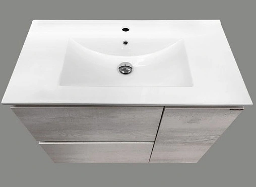 Тумба-умывальник напольная Comforty Верона 90 дуб белый 00-00001972CF