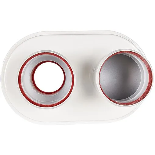 Адаптер разделительный Ø 60/100 x 80/80мм (алюм.) Rommer RCA-8080-210002