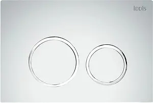 Клавиша смыва для унитаза IDDIS Unifix 050 UNI50M0i77 кнопки/хром матовый, кольца/хром глянцевый Клавиша смыва для унитаза IDDIS Unifix 050 UNI50M0i77 кнопки/хром матовый, кольца/хром глянцевый, 1