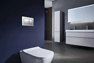 Клавиша смыва для унитаза Azario AZ-8200-0030 хром матовый, 3