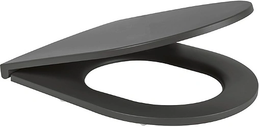 Крышка-сиденье для унитаза с микролифтом ISVEA F50 антрацит 40KF0522I-S Крышка-сиденье для унитаза с микролифтом ISVEA F50 антрацит 40KF0522I-S