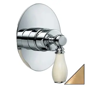 Смеситель для душа скрытого монтажа Bossini Retro бронза/белый Z002201.022 Смеситель для душа скрытого монтажа Bossini Retro бронза/белый Z002201.022, 1