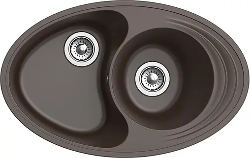 Мойка кухонная Ewigstein Elegant E-W90KF шоколад