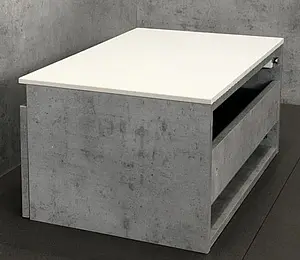 Тумба подвесная Comforty Осло 60 бетон светлый 00-00000838CF, 4