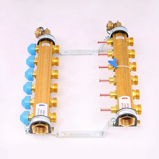 Группа коллекторная с расходомерами 6 отводов 1&quot;в/в x ¾&quot;ек Watts HKV/T 10004200