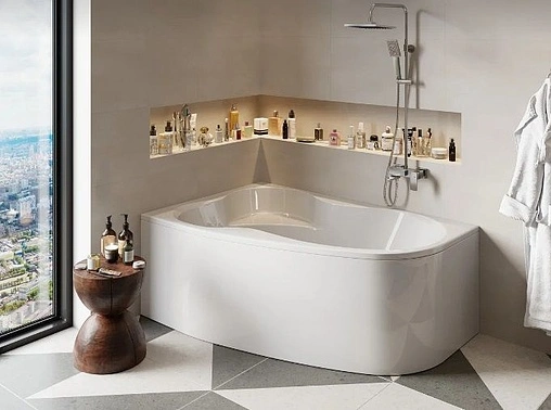 Ванна акриловая Vagnerplast Melite 160x105 L VPBA163MEL3LX-04