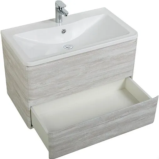 Тумба под умывальник подвесная BelBagno ALBANO 80 Rovere Vintage Bianco ALBANO-800-2C-SO-RVB