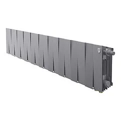 Радиатор биметаллический 20 секций нижнее правое подключение Royal Thermo PianoForte 200 VR80 Silver Satin RTPSVR803020020 Радиатор биметаллический 20 секций нижнее правое подключение Royal Thermo PianoForte 200 VR80 Silver Satin RTPSVR803020020