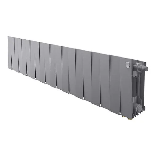 Радиатор биметаллический 20 секций нижнее правое подключение Royal Thermo PianoForte 200 VR80 Silver Satin RTPSVR803020020 Радиатор биметаллический 20 секций нижнее правое подключение Royal Thermo PianoForte 200 VR80 Silver Satin RTPSVR803020020