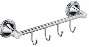 Планка с 4-мя крючками Fixsen Best хром FX-71605-4 Планка с 4-мя крючками Fixsen Best хром FX-71605-4, 1