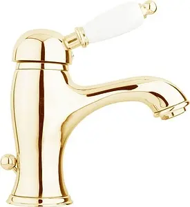 Смеситель для раковины Cezares Elite золото/белый ELITE-LSM1-03/24-Bi Смеситель для раковины Cezares Elite золото/белый ELITE-LSM1-03/24-Bi, 1