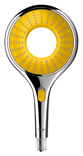 Лейка ручного душа Grohe Rainshower Icon хром/желтый 27446000 Лейка ручного душа Grohe Rainshower Icon хром/желтый 27446000