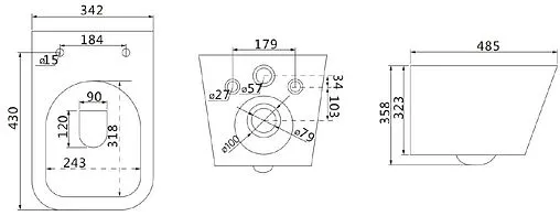 Комплект 5 в 1 Lemark Peneda+Bit+ Florex Black 100802234 с кнопкой Bit 9802006 черный матовый soft touch