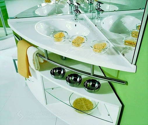 Раковина Aquaton Меблико 102 L белый 1A701531MB01L