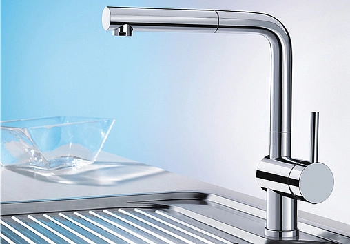 Смеситель для кухни с выдвижным изливом Blanco Linus-S хром 512402