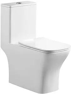 Унитаз-компакт безободковый BelBagno Neon белый BB8617CPR-MN/SC Унитаз-компакт безободковый BelBagno Neon белый BB8617CPR-MN/SC, 1