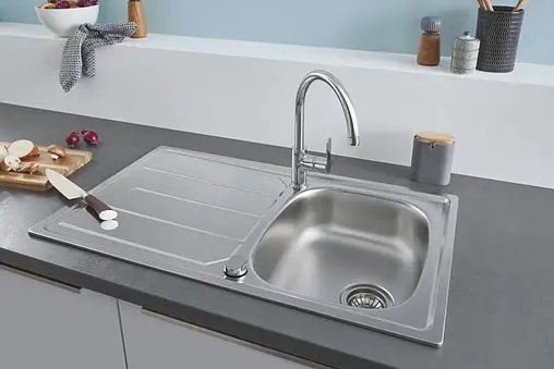 Мойка кухонная со смесителем Grohe K200-86 хром 31562SD0