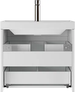 Тумба под умывальник подвесная Домино Graffo 60 белый DGr2114T, 5