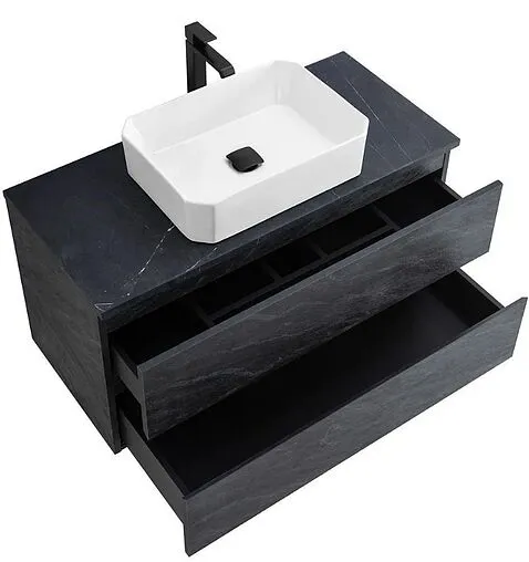 Тумба под умывальник подвесная Cezares Molveno 46 100 Antracite MOLVENO 46-100-2C-SO-ANTR