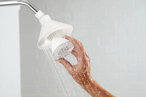 Лейка верхнего душа Jacob Delafon Moxie хром/белый E9245-CP