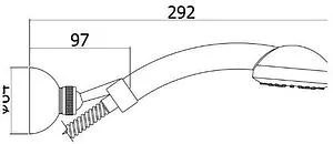 Комплект для ванны 3 в 1 Paffoni Nettuno Due хром 00255119 Комплект для ванны 3 в 1 Paffoni Nettuno Due хром 00255119, 4
