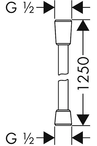 Смеситель для ванны напольный Hansgrohe Metropol шлифованная бронза 32532140