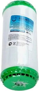 Угольный картридж для комплексной очистки Big Blue 10" Aquatech AT-FCCBKDF10BB Угольный картридж для комплексной очистки Big Blue 10" Aquatech AT-FCCBKDF10BB, 1