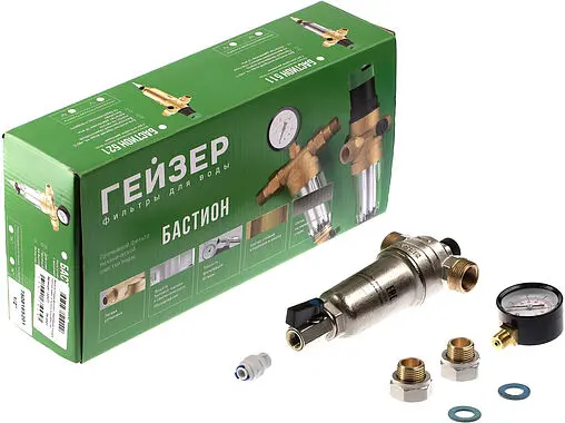 Фильтр тонкой очистки воды ½&quot;н x ½&quot;н Гейзер Бастион 123 32677