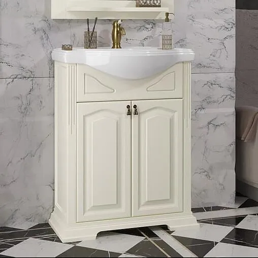 Тумба-умывальник напольная Opadiris Риспекто 65 слоновая кость 00-00005812+4640021061268