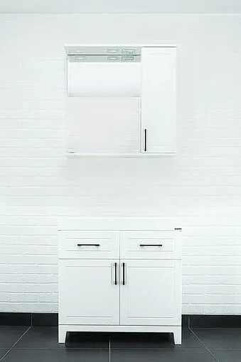 Тумба-умывальник напольный Домино Charlie 80 белый DCh2501T+4627173210188