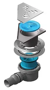 Трап горизонтальный Set Pestan Confluo Standart Angle 1 200x200мм 13000013 Трап горизонтальный Set Pestan Confluo Standart Angle 1 200x200мм 13000013, 5