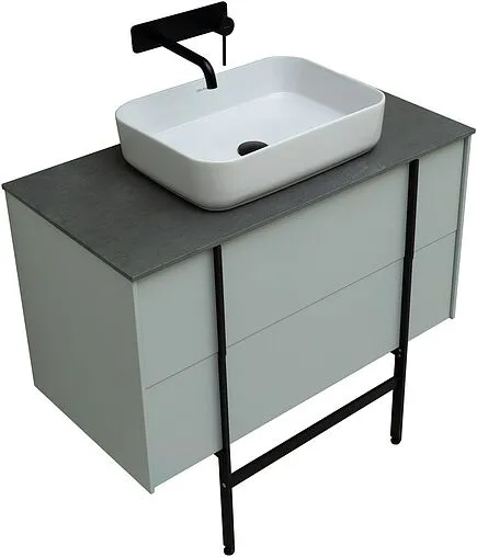 Тумба-умывальник подвесной Allen Brau Reality 90 папирус 1.32006.PWM+