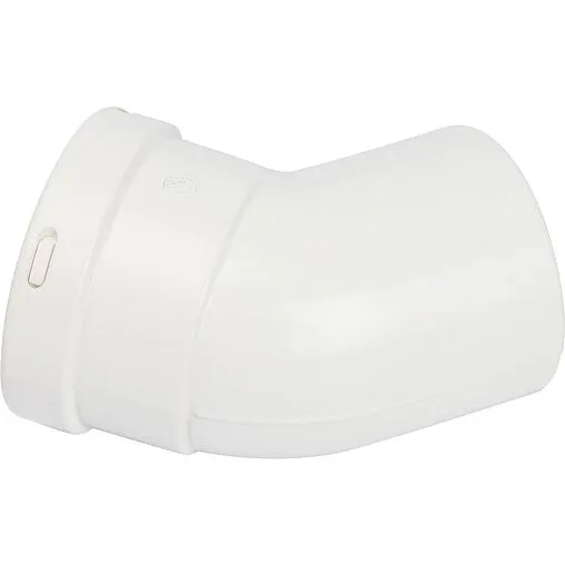 Колено для дымохода Ø 80мм ∠ 45° (Al) Stout SCA-0080-000045