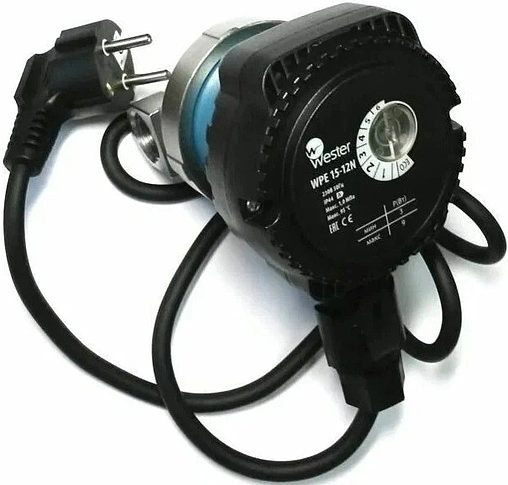 Насос циркуляционный для ГВС Wester WPE 15-12N Насос циркуляционный для ГВС Wester WPE 15-12N