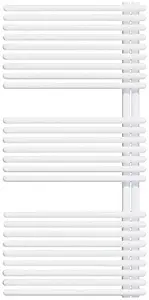 Полотенцесушитель водяной лесенка Lazzarini Garda 1132х500 белый 388579, 1