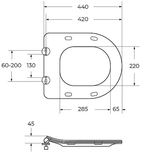 Крышка-сиденье для унитаза с микролифтом Cezares Stylus белый CZR-2316-SC