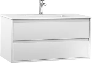 Тумба под умывальник подвесная Isvea Pro 100 белый 21MG1001100I Тумба под умывальник подвесная Isvea Pro 100 белый 21MG1001100I, 1
